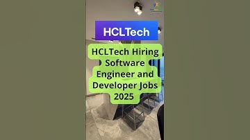 HCLTech Careers 2025-HCLTech Software Engineer & Software Developer Jobs - Newskillindia #job #hcl