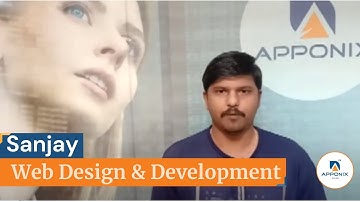 Testimonial By Sanjay on Web Designing & Development at Apponix Technologies