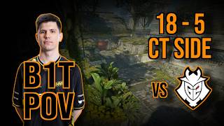 b1t Saved NAVI vs G2 – Elimination Match | CS2 Pro POV