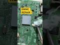Samsung TV eMMC IC Replacement & Micro Soldering 🛠️⚡ #emmc #boardrepair #shorts