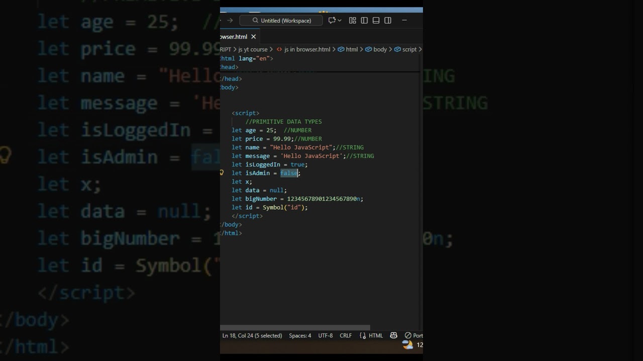 JavaScript Data Types Explained for Beginners (With Examples) 