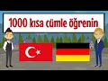 Almanca: 1000 kısa cümle öğrenin  |  Yeni başlayanlar için Almanca (A1/A2)