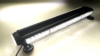 26 Traffic Advisor Warning Double Side Emergency Strobe Light Bar White