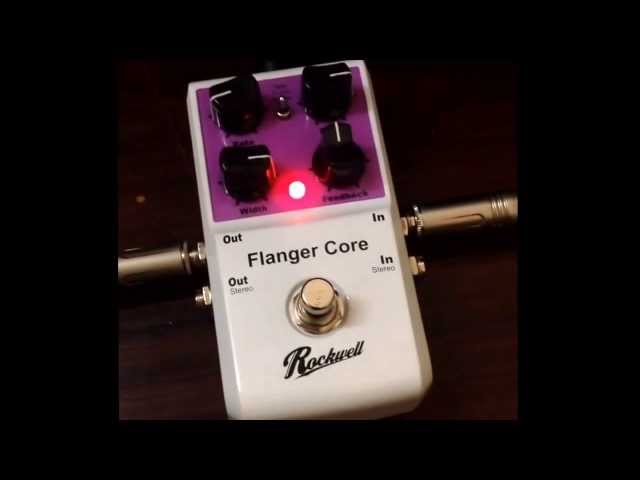 Rockwell flanger pedal flangercore sample sound @ Hurtrock Music store class=