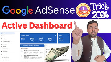 How to Create Active AdSense Dashboard 2024 || How to Active AdSense Dashboard 2024