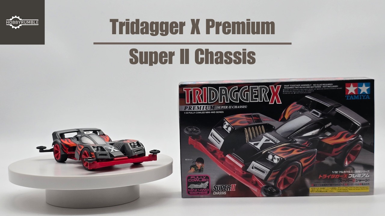 Tamiya Mini4WD - Tridagger X Premium - Super II Chassis - Build With Me