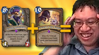 Survival + Grand Archivist COMBO in Arena! | Druid | Forged in the Barrens | Hearthstone