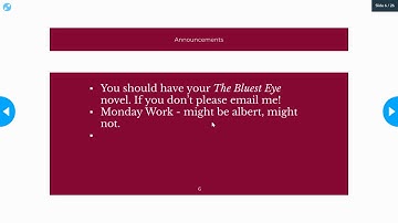 Unit 4 Day 1 Asynchronous Video guide