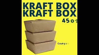 Kraft Paper Container 45 Oz | #Kimecopak