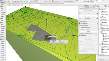 ARCHICAD - MESH TOOL - 04 CUTTING INTO A MESH