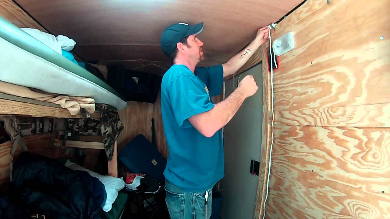 Installing An Extra Light 6x10 Enclosed Trailer Conversion Project