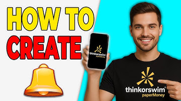 How To Create Alerts In Thinkorswim (Easy Tutorial)
