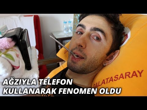 Ağzıyla kullandığı dokunmatik kalemle çektiği videolarla fenomen oldu