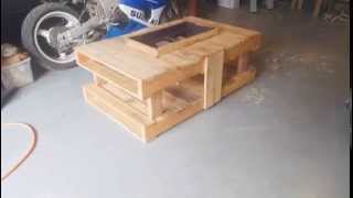 Pallet Firepit Photos of my DIY Pallet Fire Pit.