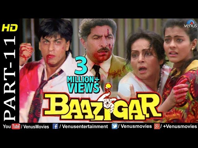 Baazigar - Part 11 | HD Movie | Shahrukh Khan, Kajol, Shilpa Shetty | Evergreen Blockbuster Movie class=