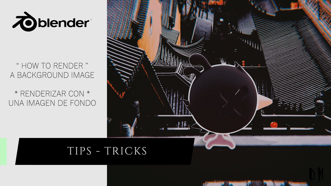 HOW TO RENDER A BACKGROUND IMAGE | TIPS - TRICKS | BLENDER | COMO ...