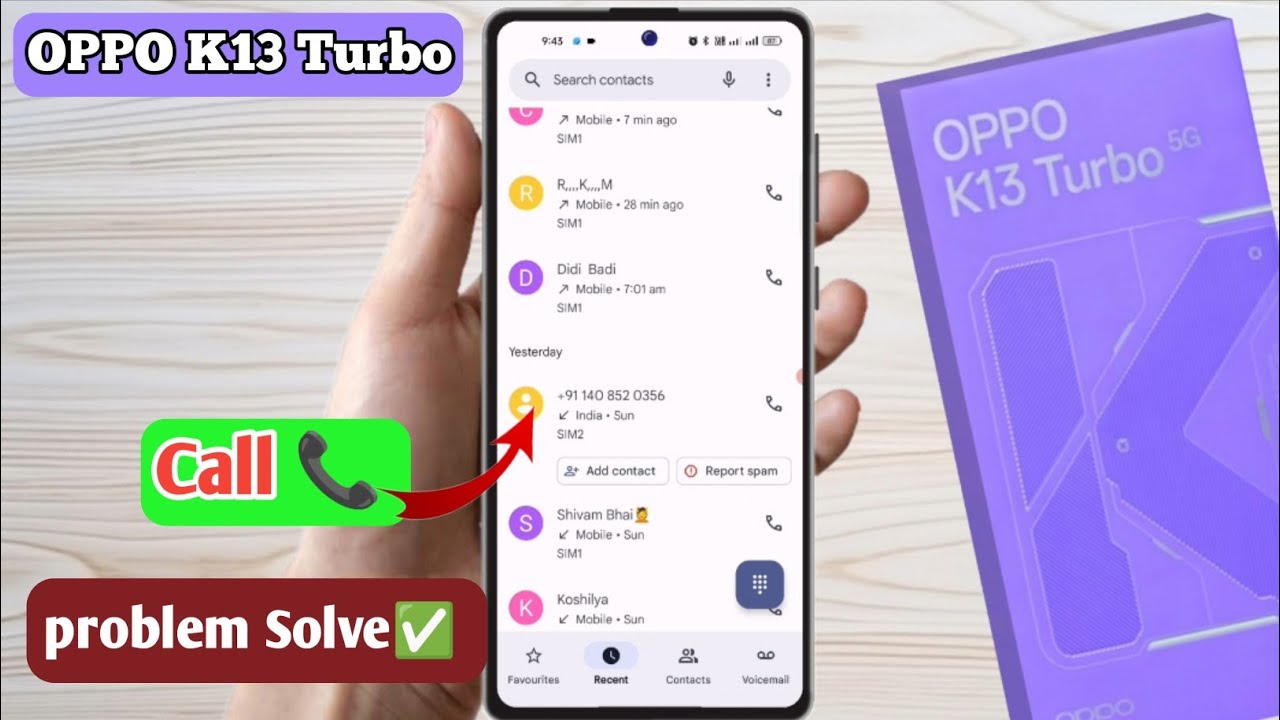 oppo k13 turbo call problem, oppo k13 turbo call nahi lag raha hai, oppo k13 turbo me call nahi lag