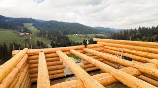 Craftsmen Build Massive Log Cabin | Final Episode by Natural Log House 60,229 views 2 years ago 25 minutes