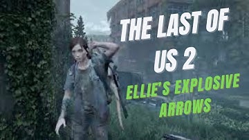 Tlou2. Ellie’s explosive arrows!