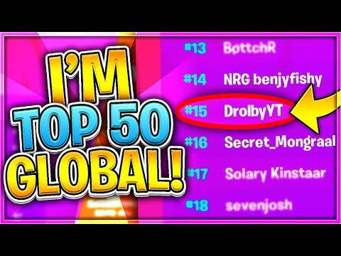 I'M TOP 50 GLOBAL! Exposing Player Stats In FORTNITE WORLD CUP!