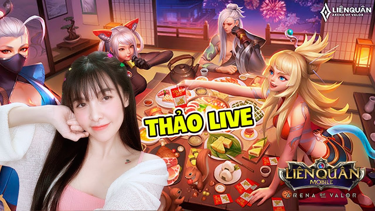 Liên Quân Mobile | Thảo Cherry On The Live Cày Rank 35 Days !!!