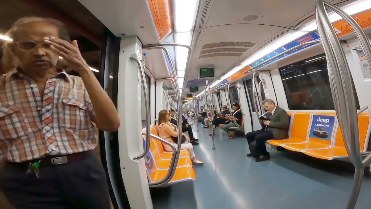 metro  A,   Ride tour   from   Anagnina  Station   to  Republic  Square   Rome  Italy