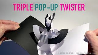 Pop-up Triple Twister Mechanism