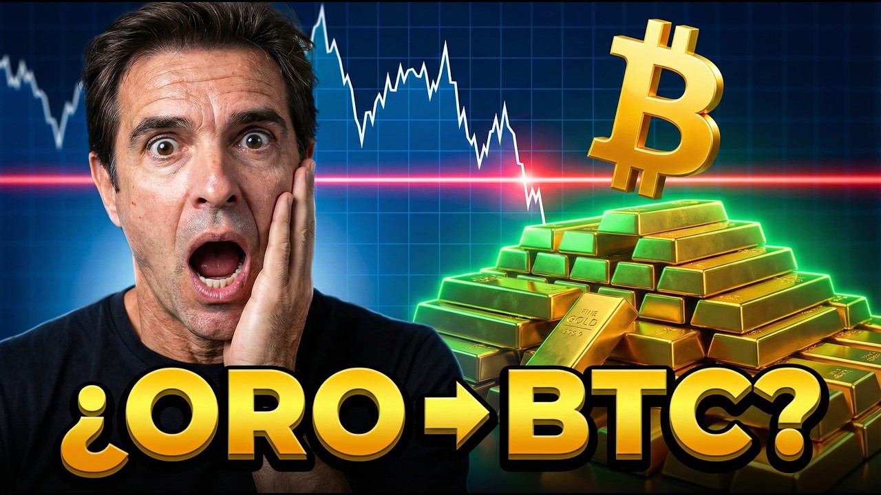 ¿Rotación de BITCOIN tras el ORO a $5K? 3 señales que cambian primero