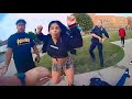 Worst Than Animal Brat Punches Cop Using Every Inch of Her Body, Thinks She's in Charge, Ends Epic