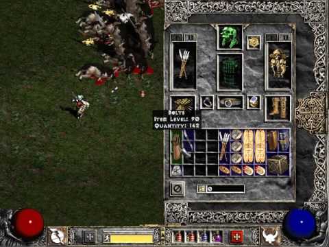 Diablo 2 1.09 Amazon hits level 99