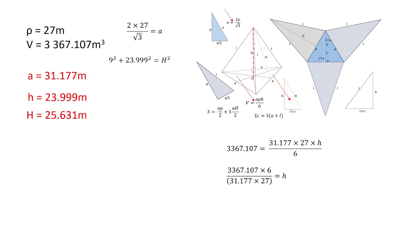 Profe Guayo en casa - Pirámide de base triangular regular (Etapa 2 ...