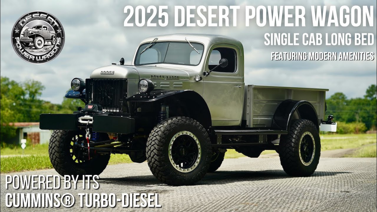Custom Single Cab Long Bed 2025 Desert Power Wagon