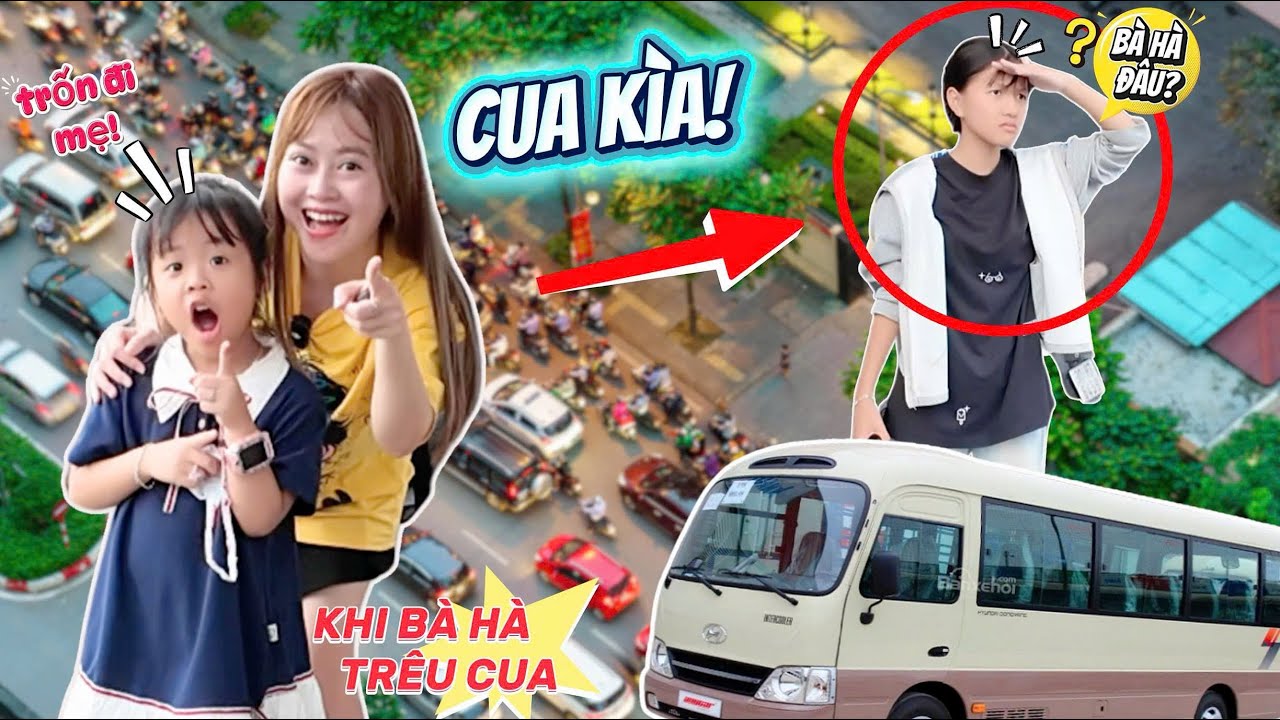 Lần Đầu Cua Tự Bắt Xe Ra Hà Nội Chơi Với Mint Vy 😱 Bị Bà Hà Hí Trêu Không Đón Với Cái Kết Vỡ Oà!
