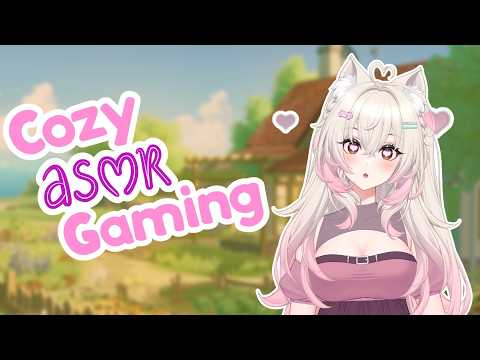 live asmr gaming ❤ relaxing triggers, yapping, soft spoken