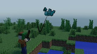 Minecraft but fishing is OP!!