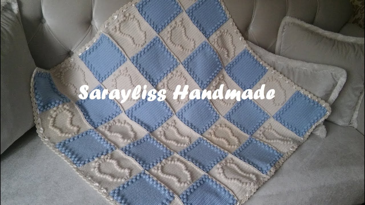 Popcorn Ayakizi Bebek Battaniyesi