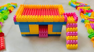 Satisfying DIY House ASMR/ Building Blocks/block game/Lego building fun #asmr#buildingblocks#lego
