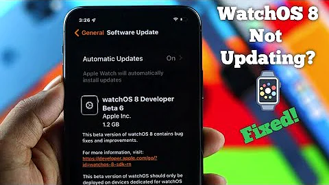 WatchOS 8 Not Updating? Fix Update Stuck on Preparing!
