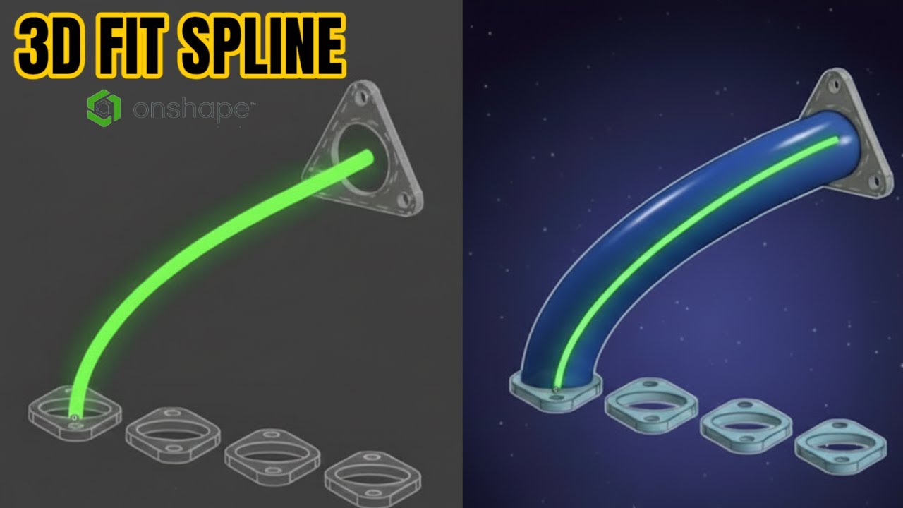 OnShape: Как использовать 3D Fit Spline