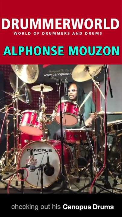 Alphonse Mouzon (R.I.P.): Checking Out his Canopus Drums
