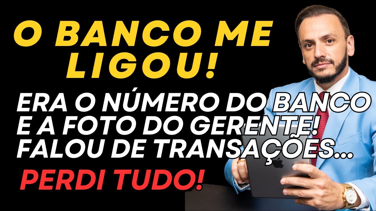 Golpe da ligação central bancária e falso gerente! O que não te contam e como recuperei valor!