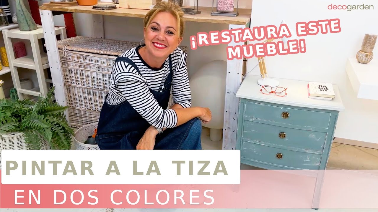 Pintar a la tiza con dos colores - Pinturas Eurotex