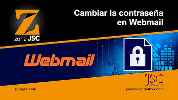 Cómo crear o cambiar la contraseña de un correo en WEBMAIL
