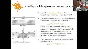 Geodynamics - Lecture 6.4: Flexure of the lithosphere