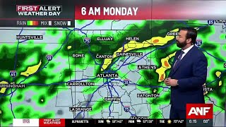 First Alert Forecast: A cool, wet Sunday