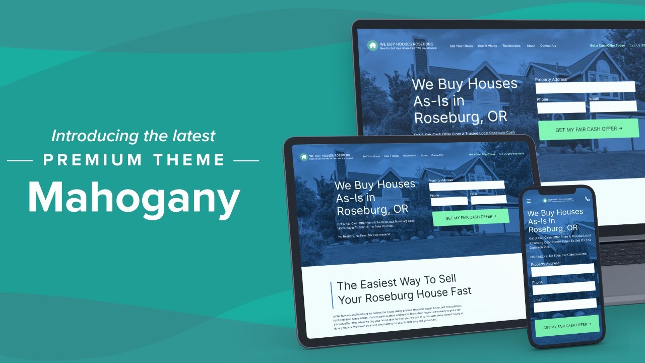 New Premium Design: Mahogany | Exclusive Access Site Template Announcement and Walkthrough