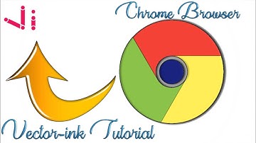 Google Chrome logo design in vector ink Pro illustrator || @adtechnews2.0