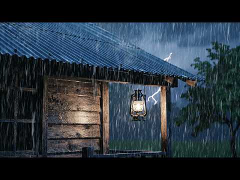 Los MEJORES Sonidos de Tormenta para Dormir | Lluvia Intensa y Truenos Potentes