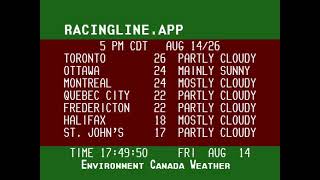 [24/7] Winnipeg Weather Channel | 80/90s Cable TV