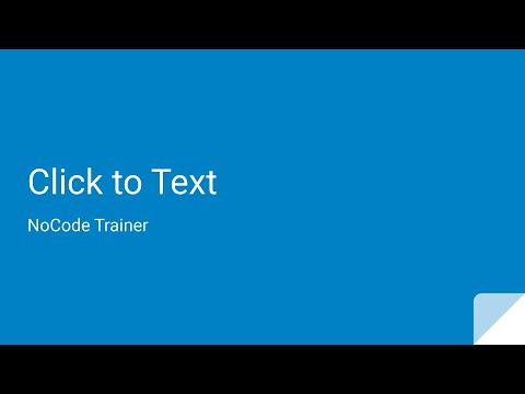 Click to Text in Bubble.io